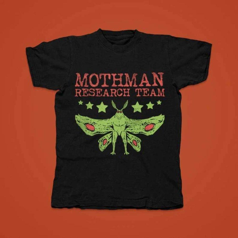 Mothman Research Team Cryptozoology Unisex Tee, Gift For Fans